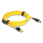 DeLOCK 81252 networking cable Black, Yellow 3 m Cat6