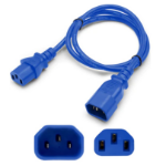 AddOn Networks ADD-C132C1414AWG3FBE power cable Blue 0.91 m C13 coupler IEC C14