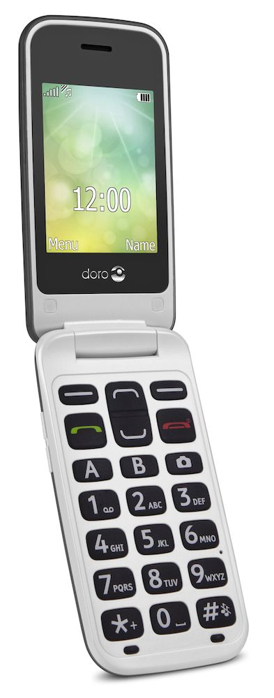 Doro 2424 6.1 cm (2.4") 92 g Graphite. White Senior phone