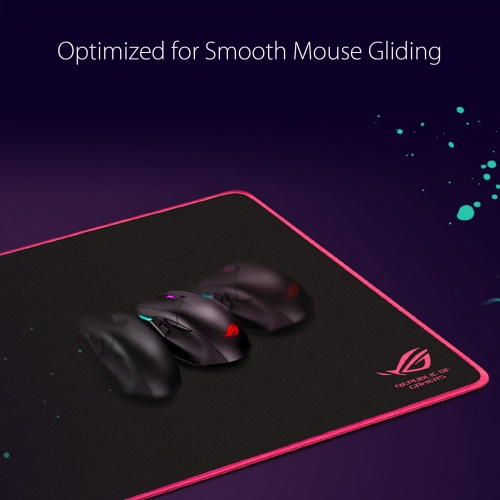 Asus Rog Sheath Electro Punk Black Pink Gaming Mouse Pad