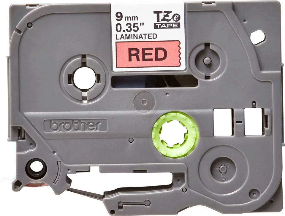 Brother TZE-421 DirectLabel black on red Laminat 9mm x 8m for Brother P-Touch TZ 3.5-18mm/6-12mm/6-18mm/6-24mm/6-36mm