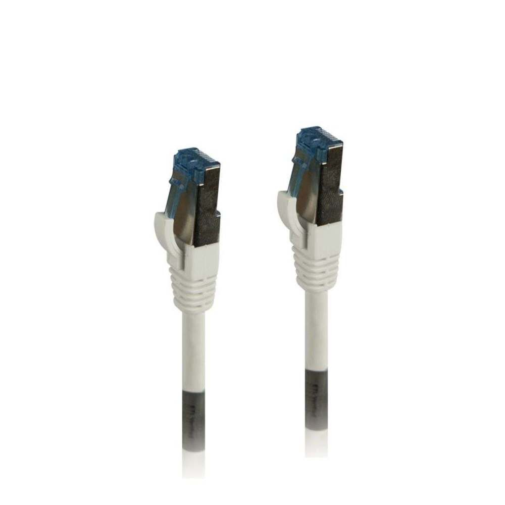 EU Product - Patch Cable RJ45 Cat6a 500Mhz White S-STP S/FTP TPE/LSZH Superflex - Cable - Network thumbnail