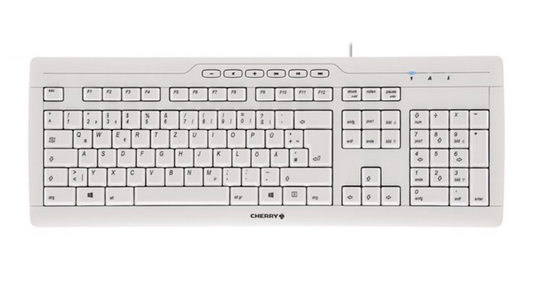 CHERRY STREAM 3.0 keyboard USB QWERTY Italian Grey