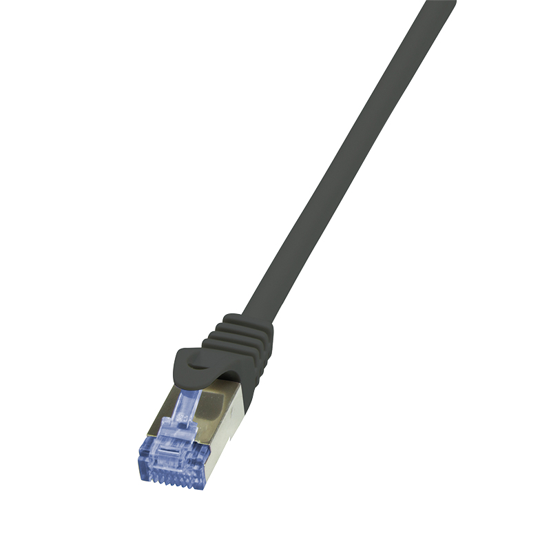 Image of LogiLink PrimeLine Cat.7 S/FTP 0.25m networking cable Black Cat7...