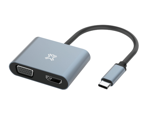 XtremeMac XWH-ACVH-13 USB graphics adapter 3840 x 2160 pixels Grey
