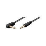 Microconnect AUDLL1A audio cable 1 m 3.5mm Black
