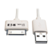 Tripp Lite M110-003-WH mobile phone cable White 39.4" (1 m) USB A Apple 30-pin