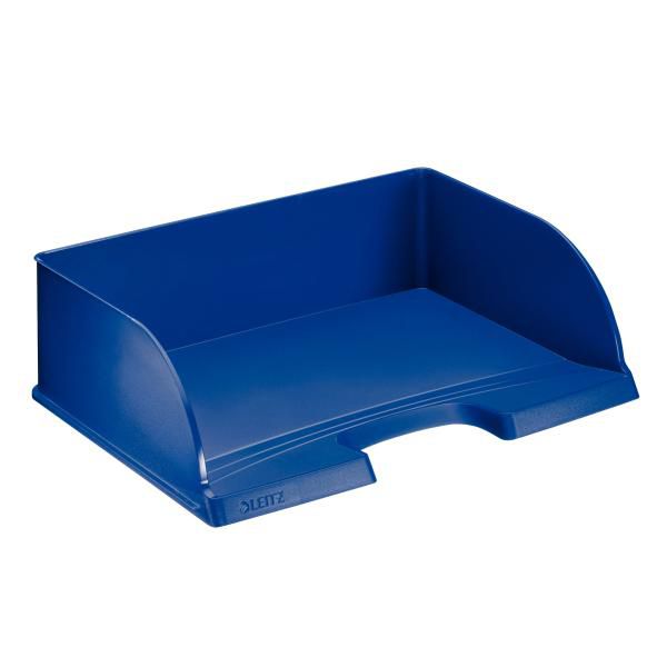 Leitz Plus Jumbo Landscape Letter Tray A4 - Blue - Outer carton of 4