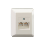 Rutenbeck 13011112 socket-outlet RJ-45 White