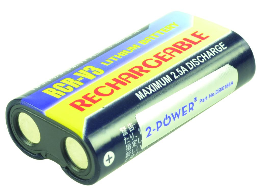 2-Power Digital Camera Battery 3v 1100mAh