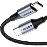 Ugreen 50150 câble USB USB 2.0 1 m USB C Noir, Argent