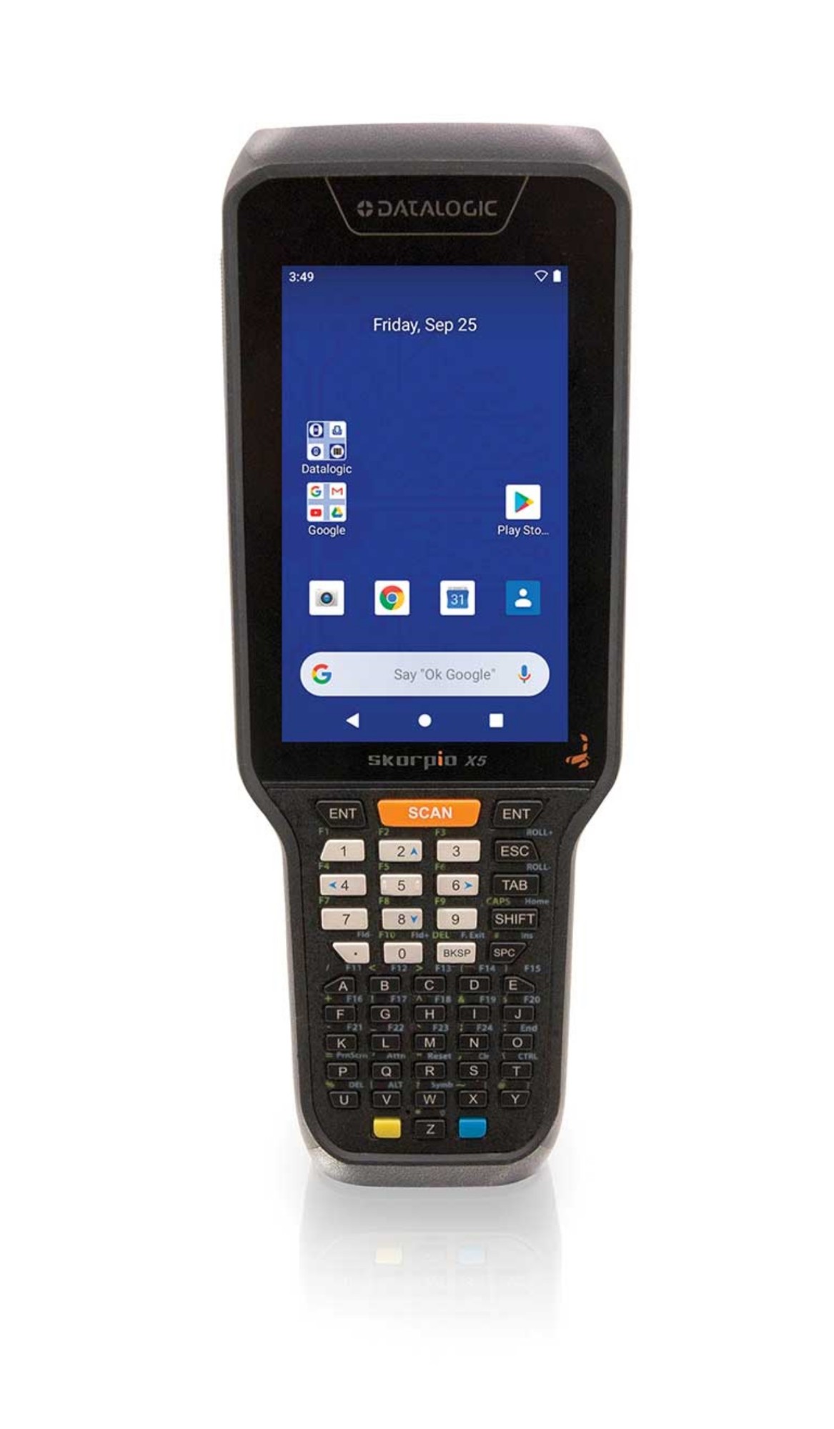 Datalogic Skorpio X5 handheld mobile computer 10.9 cm (4.3") 800 x 480 pixels Touchscreen 488 g Black