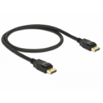 DeLOCK 85506 DisplayPort cable 0.5 m Black