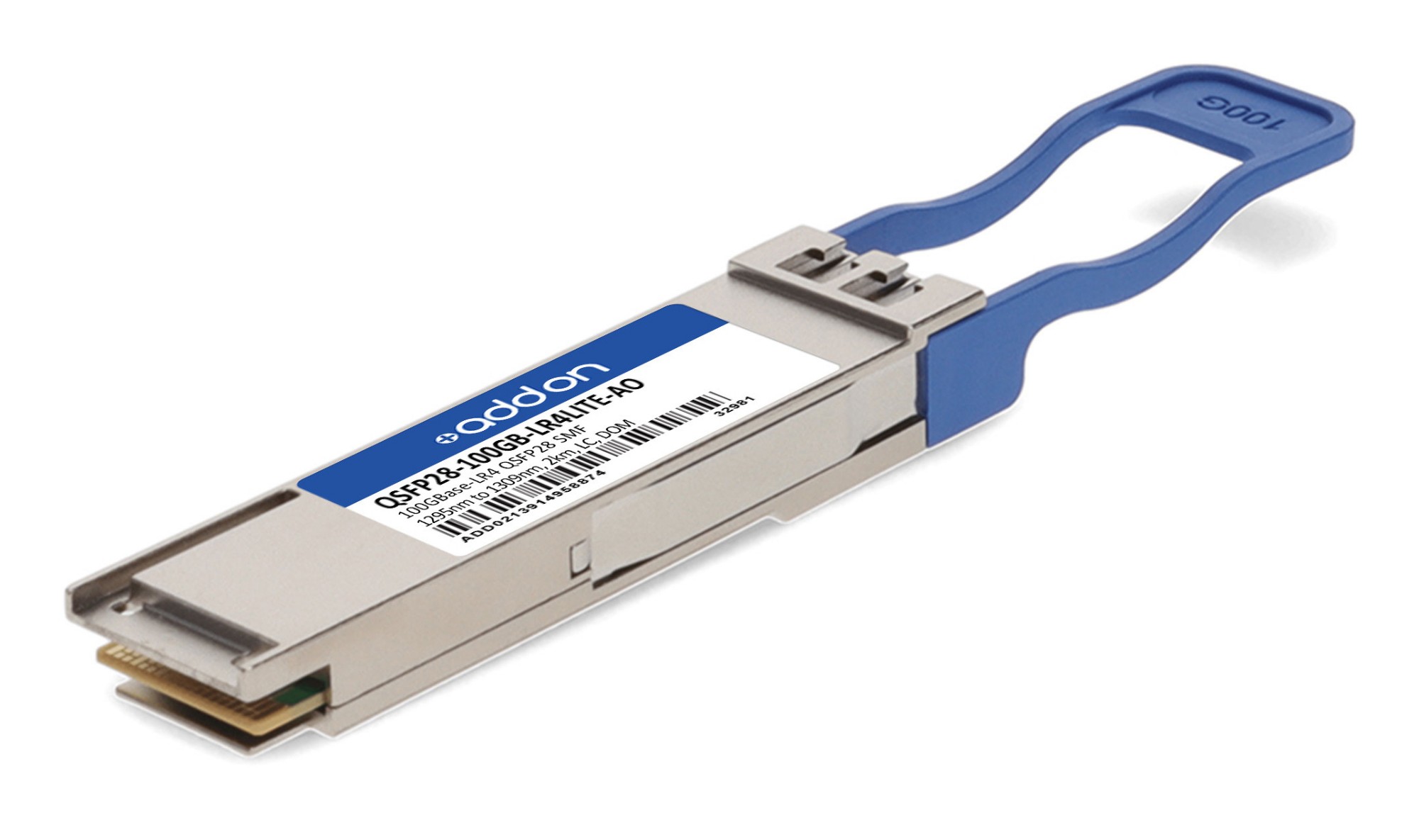 AddOn Networks QSFP28-100GB-LR4LITE Compatible 100G QSFP28 2 km TAA Compliant Transceiver AddOn Networks QSFP28-100GB-LR4LITE Compatible 100G QSFP28 2 km TAA Compliant Transceiver