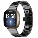 Fitbit Versa 3 Metal watch strap - Black