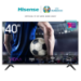 Hisense A5600F 40A5600F Televisor 101,6 cm (40") Full HD Smart TV Wifi Negro 200 cd / m²