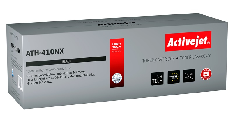 Activejet ATH-410NX toner (replacement for HP 305X CE410X; Supreme; 4000 pages; black)