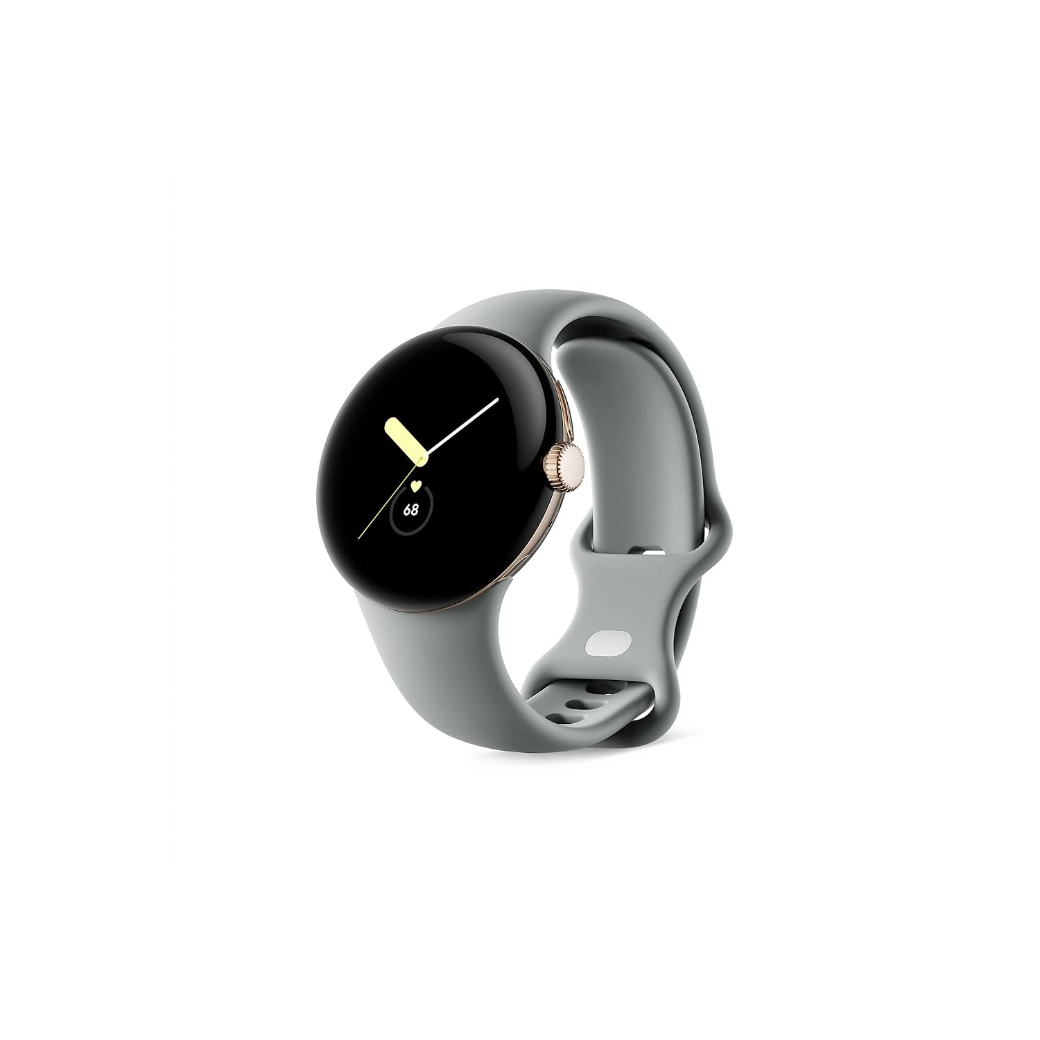 Google Pixel Watch 1 41mm Champagne Gold Stainless Steel Case with Hazel Active Band 4G Smartwatch