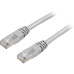 Deltaco FTP Cat5e - 0.5m networking cable Grey