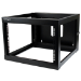 StarTech.com RK619WALLOH rack cabinet 6U Wall mounted rack Black