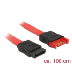DeLOCK 83956 SATA cable 1 m SATA 7-pin Black, Red