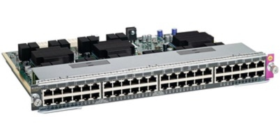 Image of Cisco WS-X4748-RJ45-E= network switch module Fast Ethernet,...