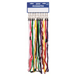 KEVRON LANYARDS KEVRON BREAKAWAY ASSORTED COLOURS CARD 12(EACH)