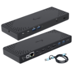 i-tec USB 3.0 / USB-C / Thunderbolt 3 Dual Display Docking Station Gen2 + Power Delivery 100W