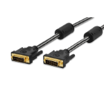 Ednet 84521 DVI cable 3 m DVI-D Black