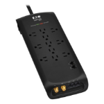 Eaton TLP118DBNET surge protector Black 11 AC outlet(s) 94.5" (2.4 m)