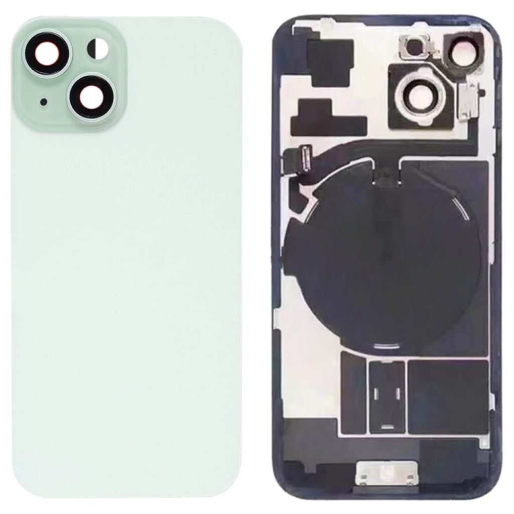 EU Product - iPhone 15 Back Cover with Small Parts (No Logo) - Green thumbnail