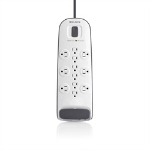 Belkin BV112230-08 surge protector Black, White 12 AC outlet(s) 125 V 96.1" (2.44 m)