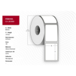 Capture CA-LB3088 printer label White