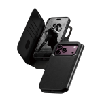 PanzerGlass CARE™ by ® Tango 2-in-1 Wallet Case Black w. MagSafe iPhone 2026 Pro Max | 17 Pro Max mobiele telefoon behuizingen Hoes Transparant