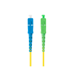 Lanberg FO-SASU-SS21-0010-YE fibre optic cable 1 m SC G.657.A1 Yellow