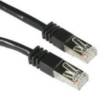 C2G 100ft Shielded Cat5E Molded Patch Cable networking cable Black 1200.8" (30.5 m)