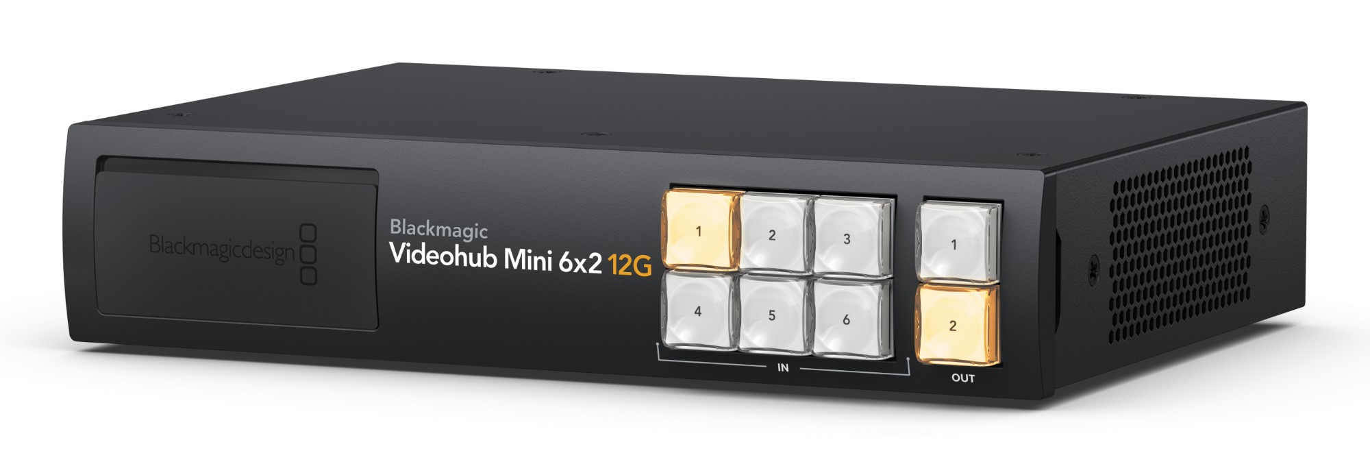 Blackmagic Design Videohub Mini 6X2 12G Bnc
