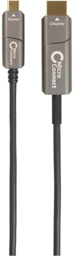 Image of Microconnect USB3.1CHDMI20OP video cable adapter 20 m USB Type-C...