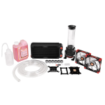 Thermaltake CL-W063-CA00BL-A koelsysteem voor computers Processor Kit voor vloeistofkoeling Zwart, Rood, Transparant