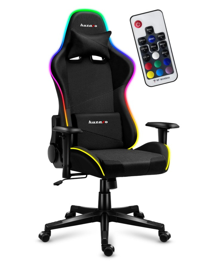 Huzaro Force 6.2 RGB PC gaming chair Bucket (cradle) seat Black