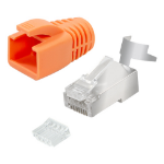 LogiLink MP0078 wire connector RJ-45 Orange, Silver