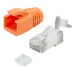LogiLink MP0078 wire connector RJ-45 Orange, Silver