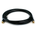 Monoprice 3031 coaxial cable RG-6/U 72" (1.83 m) F Black