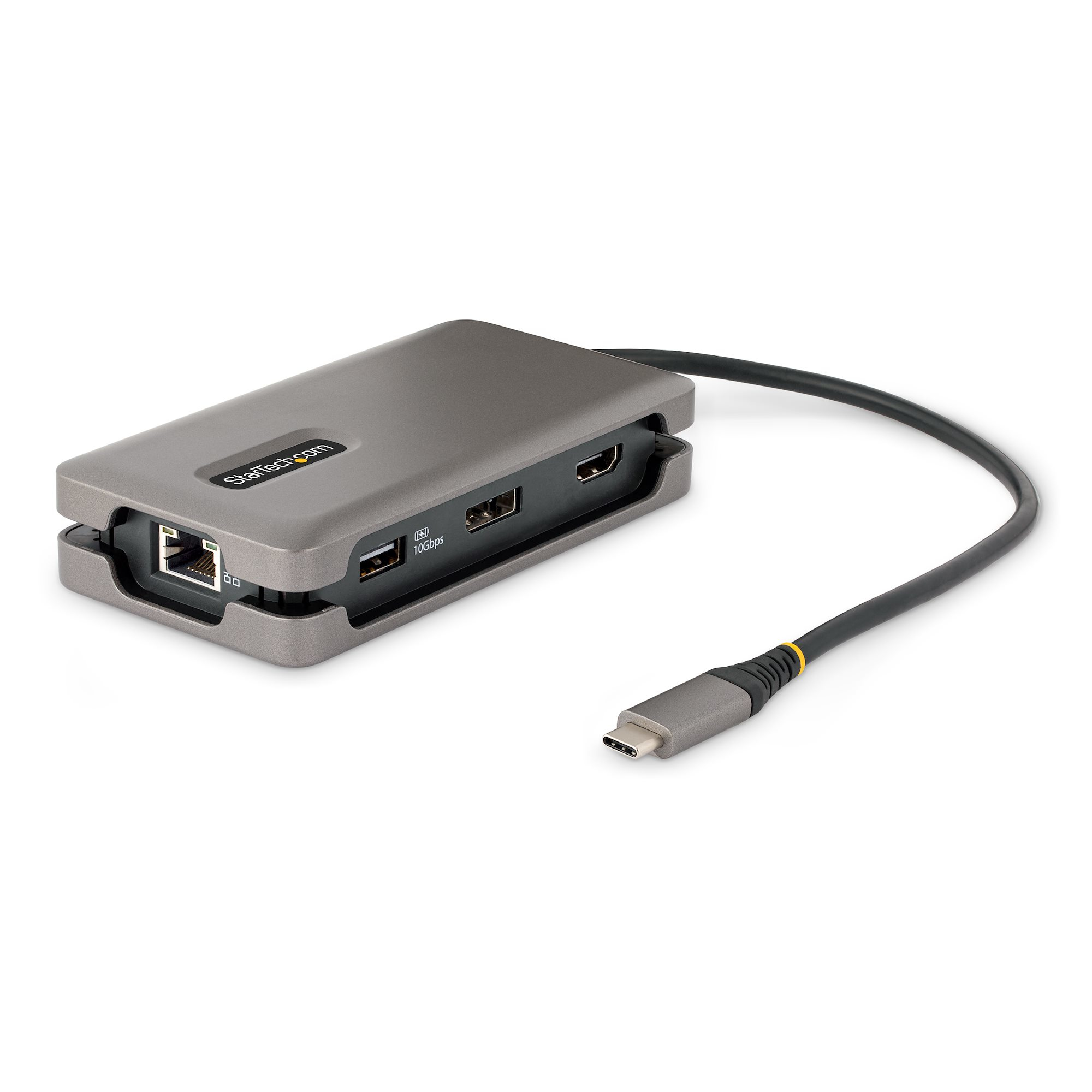 Image of StarTech.com USB-C Multiport Adapter - 4K 60Hz HDMI/DP - 3-Port...