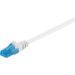 Microconnect UTP6A01W networking cable White 1 m Cat6a U/UTP (UTP)