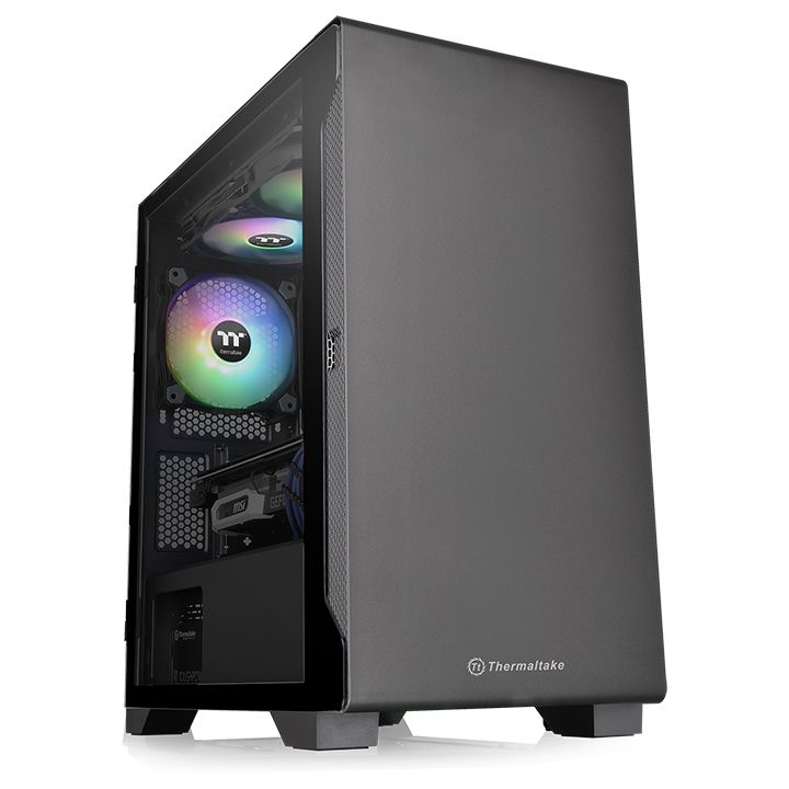 Image of Thermaltake S100 TG Micro Tower Black