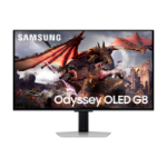 Samsung G80SD computer monitor 81.3 cm (32") 3840 x 2160 pixels 4K Ultra HD OLED Silver