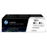 HP CF400XD/201X Toner cartridge black high-capacity twin pack, 2x2.8K pages ISO/IEC 19752 Pack=2 for HP Pro M 252