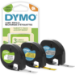 Dymo 91241/S0721800 DirectLabel-etikettes bundle white yellow silver 12mm x 4m Pack=3 for Dymo LetraTag