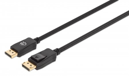 Image of Manhattan DisplayPort 1.4 Cable, 8K@60hz, 2m, Braided Cable, Male...